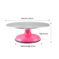 Hot Sale Baking Tool Aluminum Alloy Revolving Cake Stand Rotating Cake Decorating Turntable